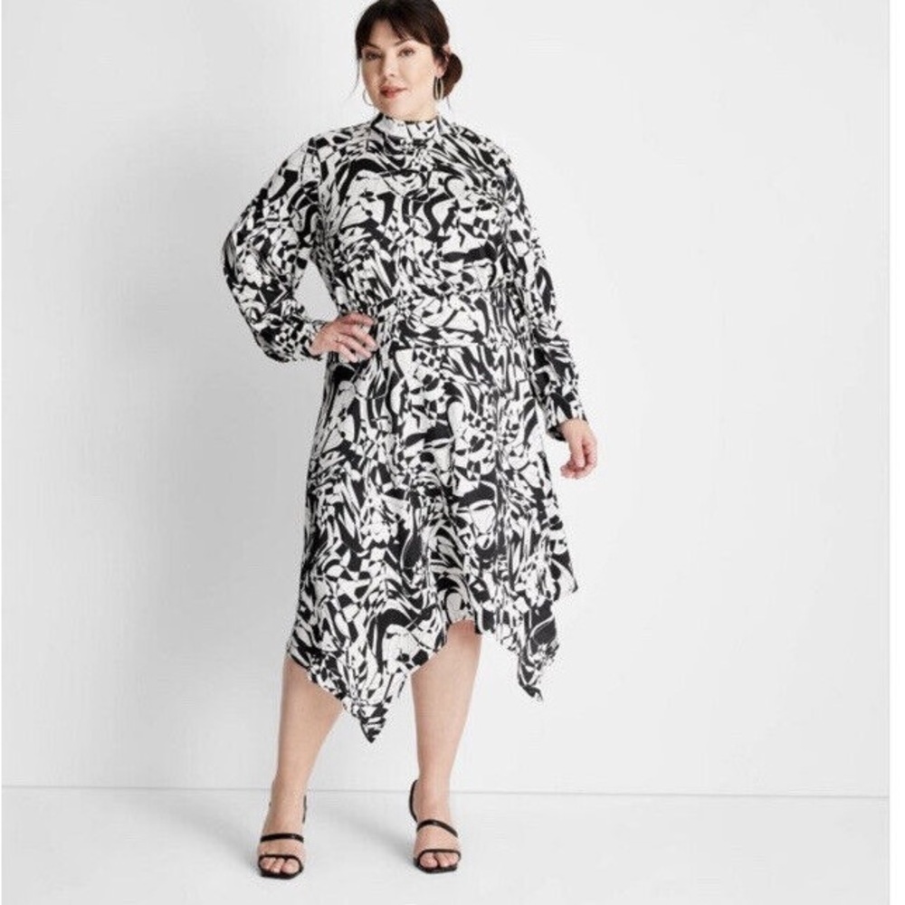 Future Collective Kahlana Barfield Brown asymmetrical dress